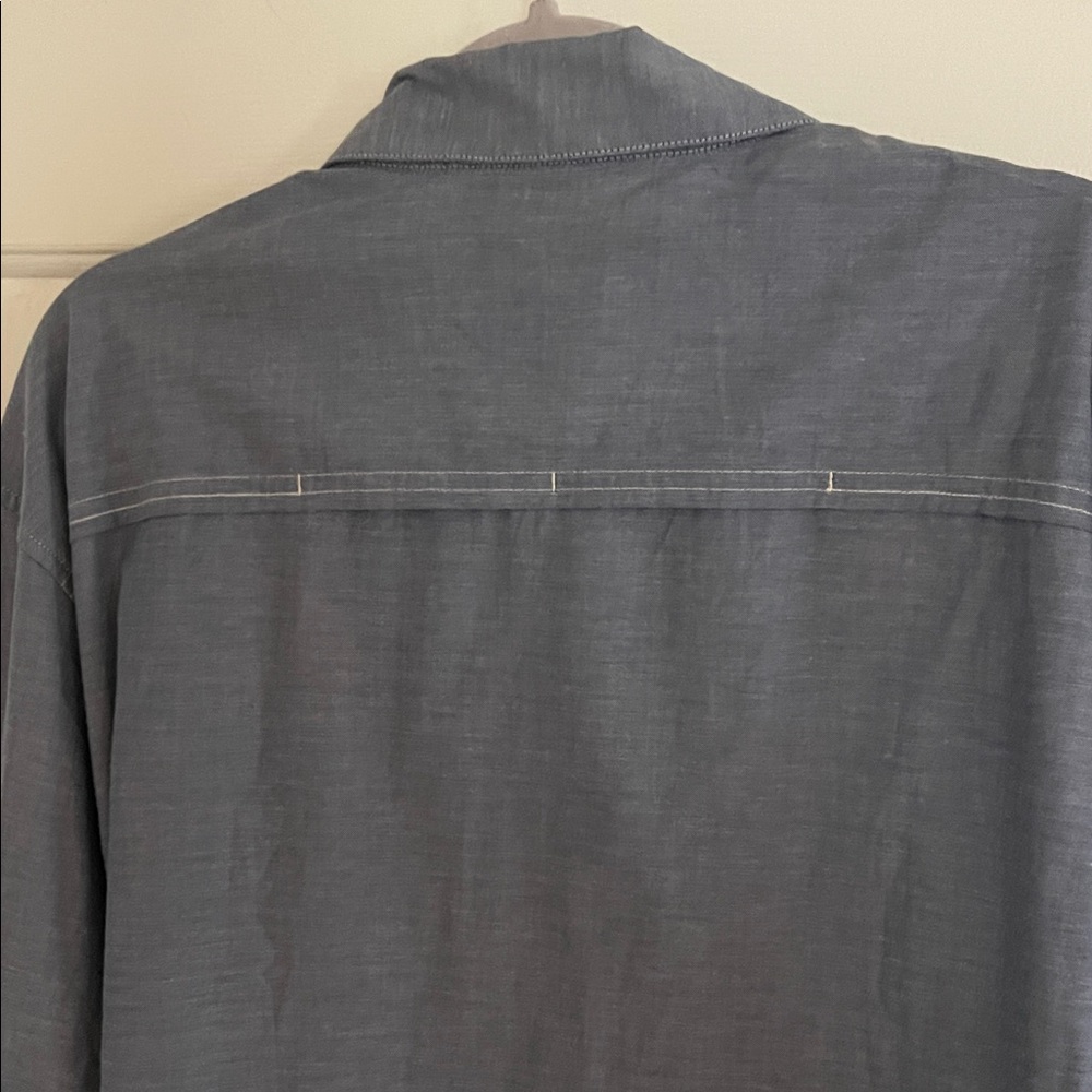Howler Brothers Gray Shirt with Orange Embroidery - Picture 9 of 9